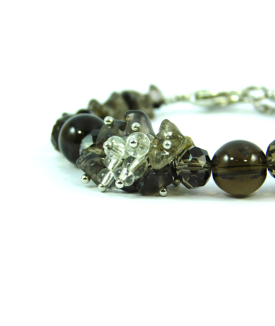 Exclusive bracelet "Topaz Jazz", Topaz