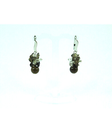 Exclusive earrings "Topaz Jazz"