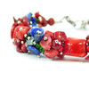 Exclusive bracelet &quot;Legend of the Carpathians 3&quot;. Coral, lapis lazuli