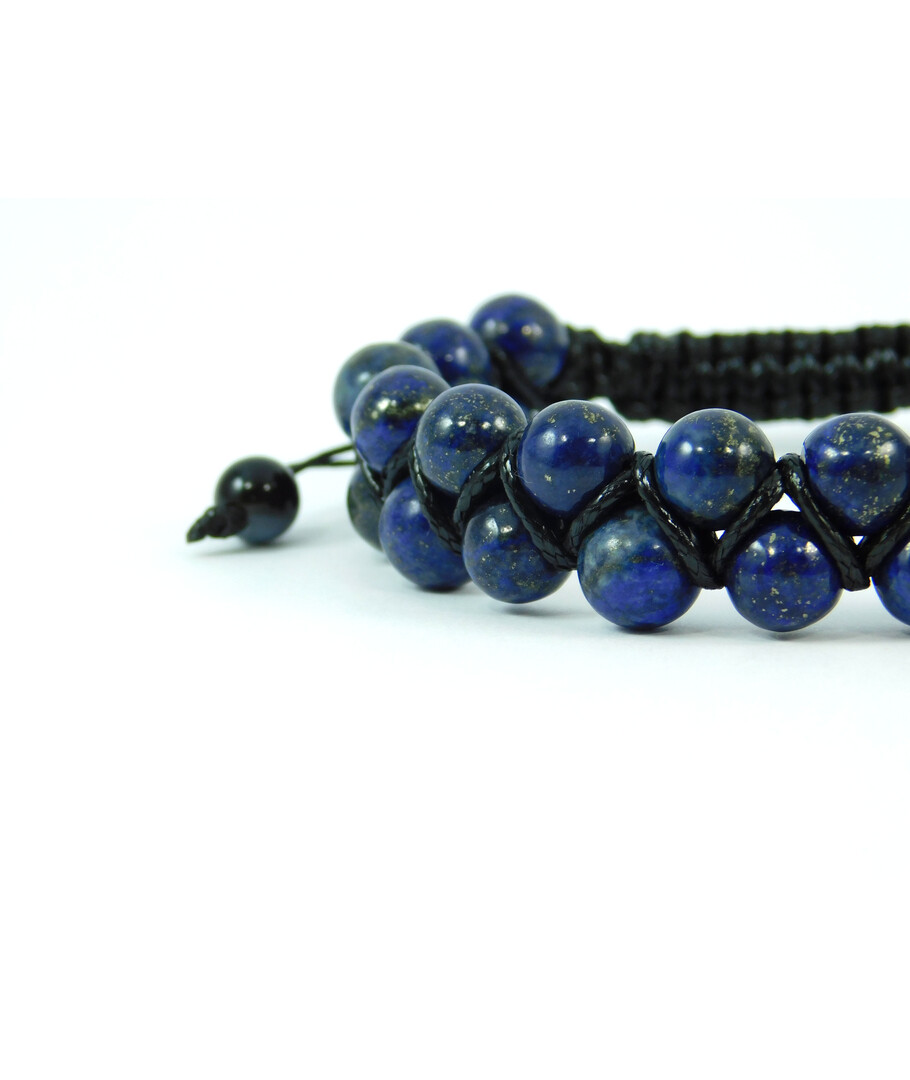 Exclusive double Shambhala lapis lazuli