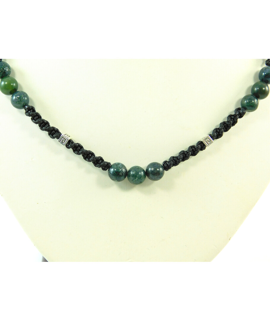 Exclusive men's necklace "Legionaire" Jasper