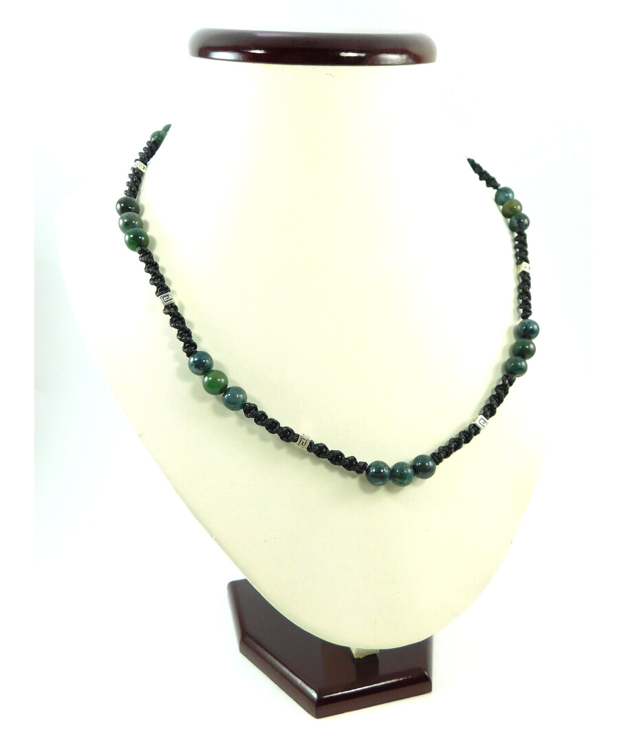 Exclusive men's necklace "Legionaire" Jasper