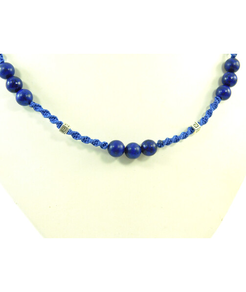 Exclusive men's necklace "Legionaire" lapis lazuli