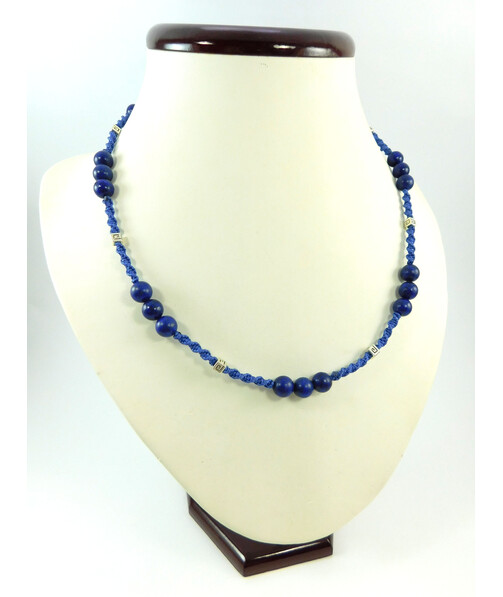 Exclusive men's necklace "Legionaire" lapis lazuli