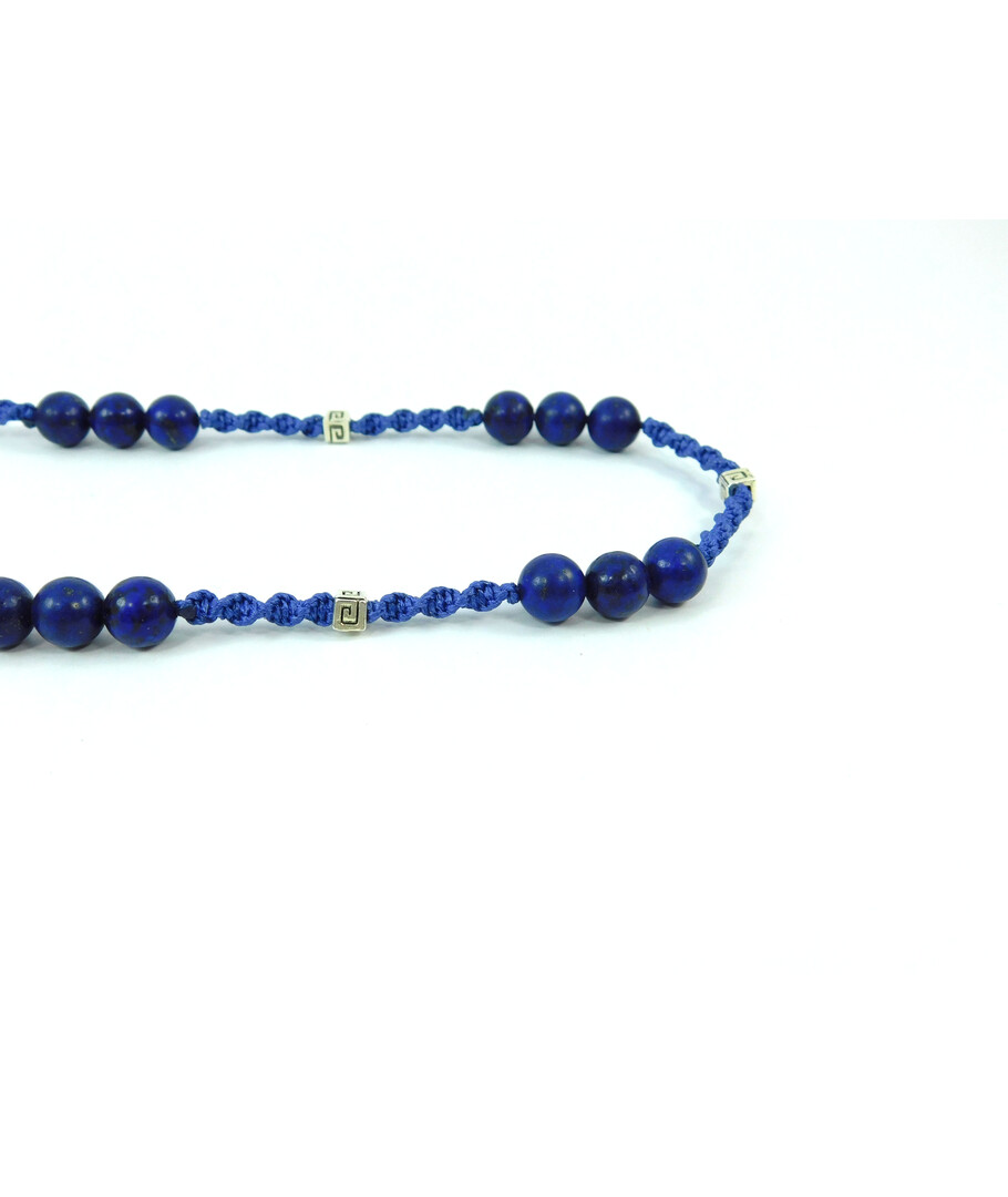 Exclusive men's necklace "Legionaire" lapis lazuli