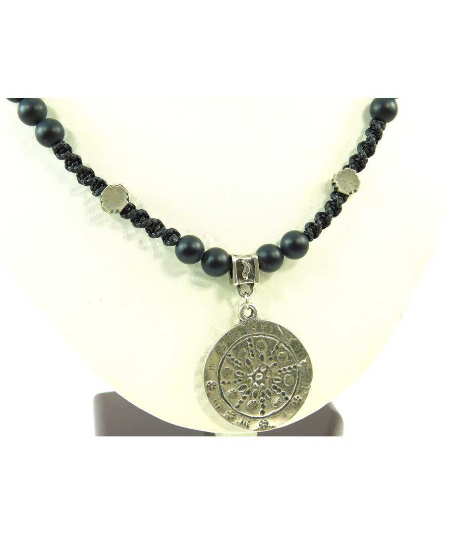 Exclusive men's necklace "Trypil circle"