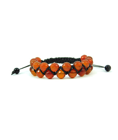 Exclusive double Shambhala Carnelian facet