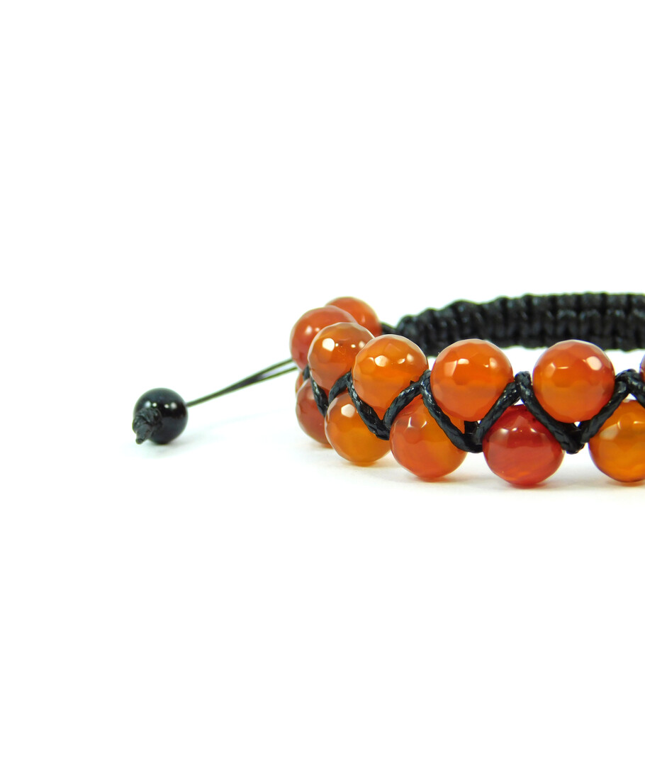 Exclusive double Shambhala Carnelian facet