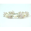 Exclusive bracelet &quot;Pink Veil&quot;, Pearls, Rose Quartz