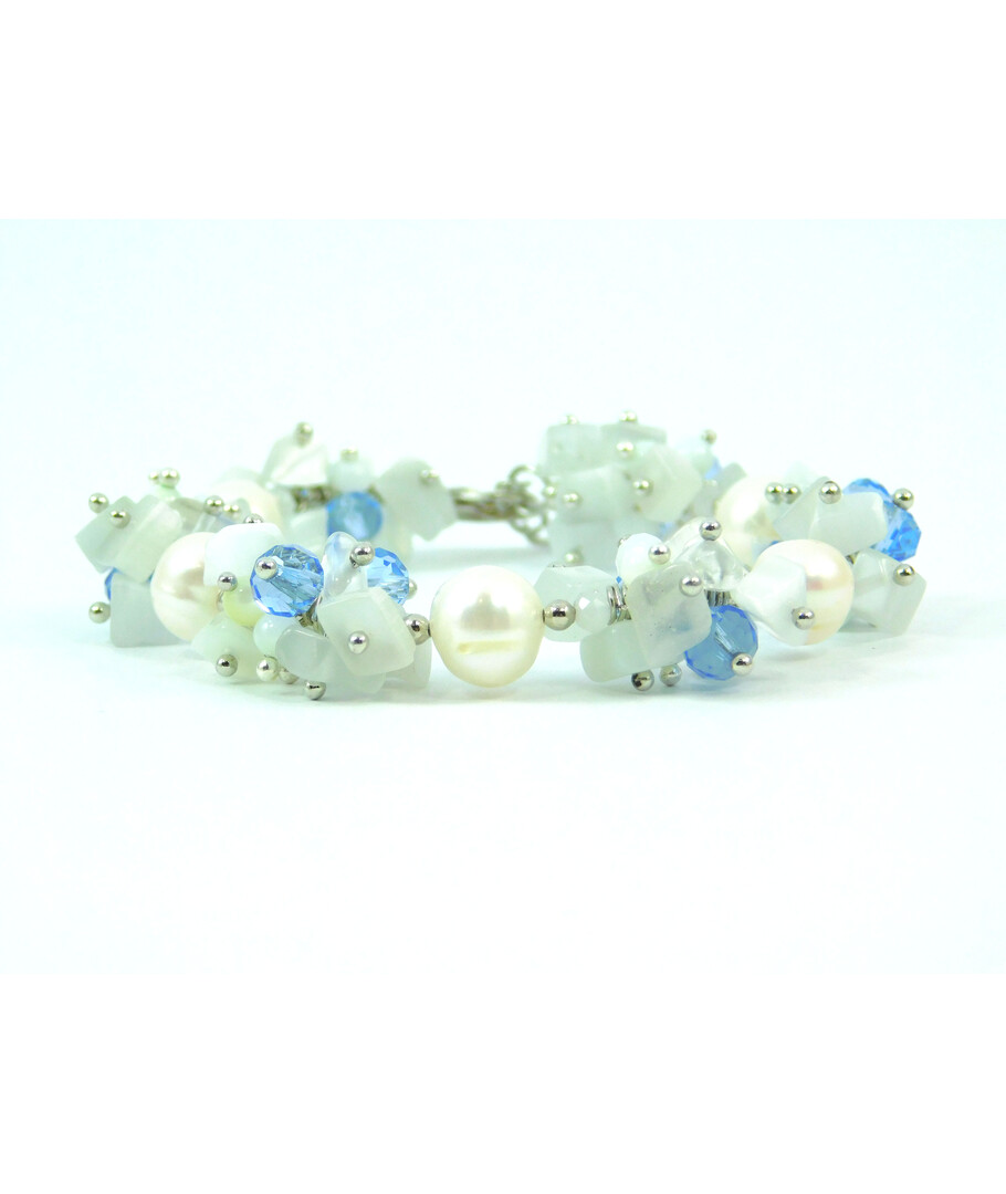 Exclusive "Blue Dew" bracelet by Perla