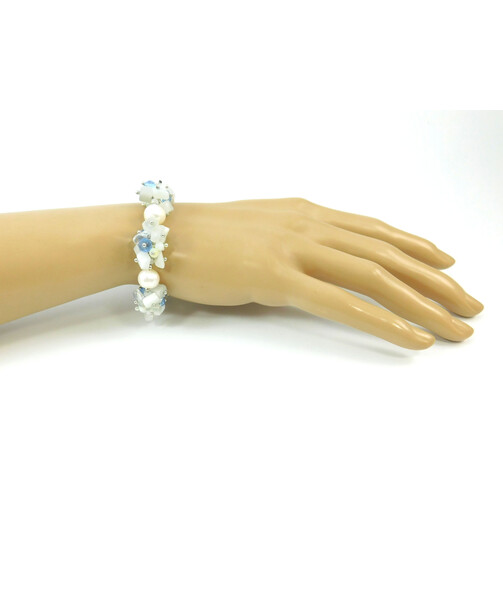 Exclusive "Blue Dew" bracelet by Perla