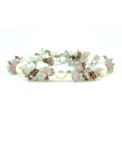 Exclusive "Pearl Symphony" bracelet, Pearls