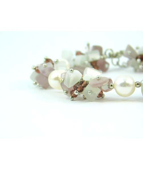 Exclusive "Pearl Symphony" bracelet, Pearls