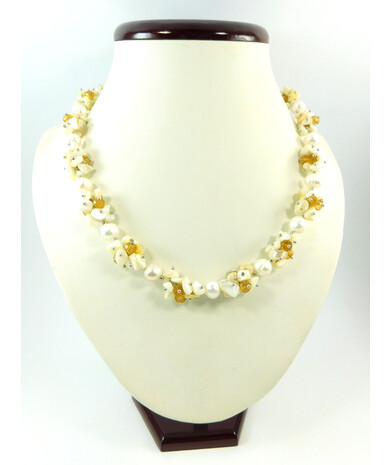 Exclusive necklace "Pearl Symphony" ("Colors" Collection)