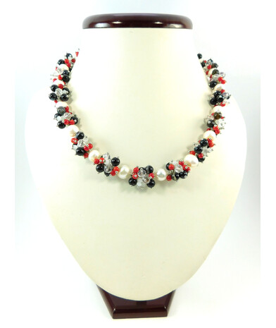 Exclusive necklace "Luxury" Pearls ("Colors" Collection)