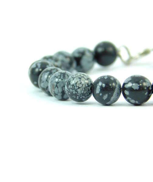 Obsidian bracelet