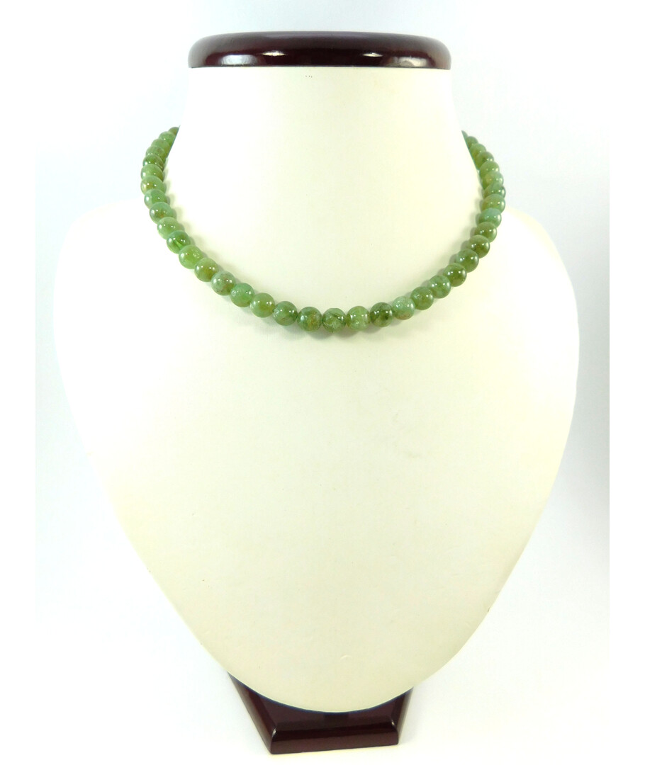 Diopside necklace