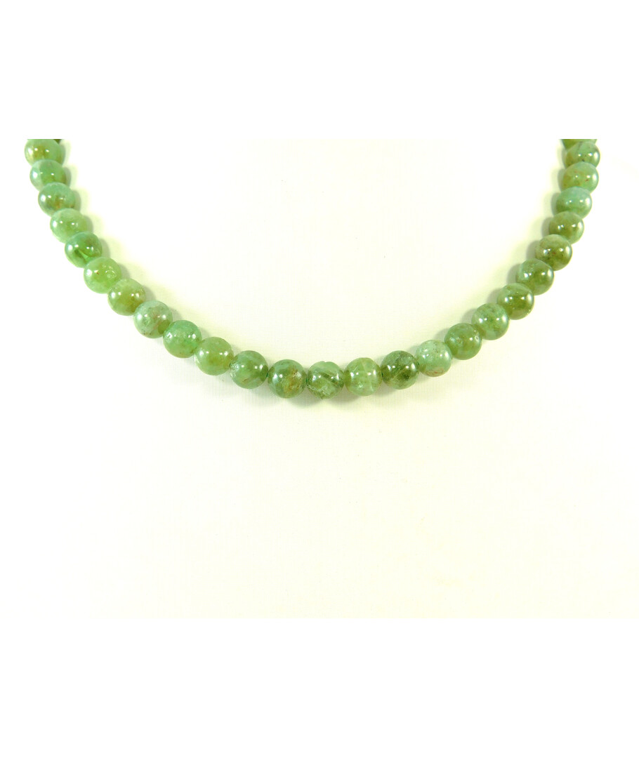 Diopside necklace