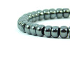 Hematite rondel bracelet smooth