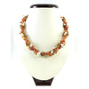 Exclusive necklace &quot;Rosie&quot; Carnelian (Collection &quot;Colors&quot;)