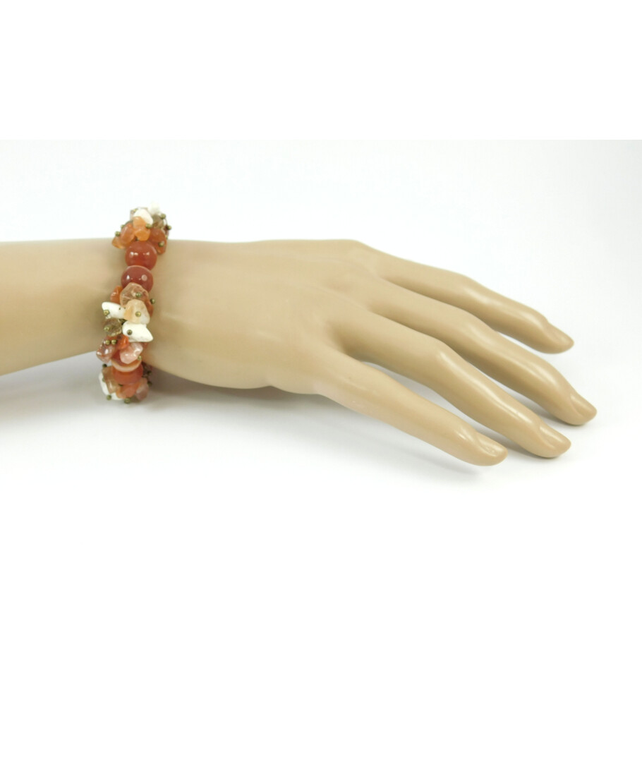 Exclusive bracelet "Rosie" carnelian