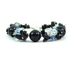 Exclusive bracelet &quot;Winter Night&quot;, Aventurine, Moonstone