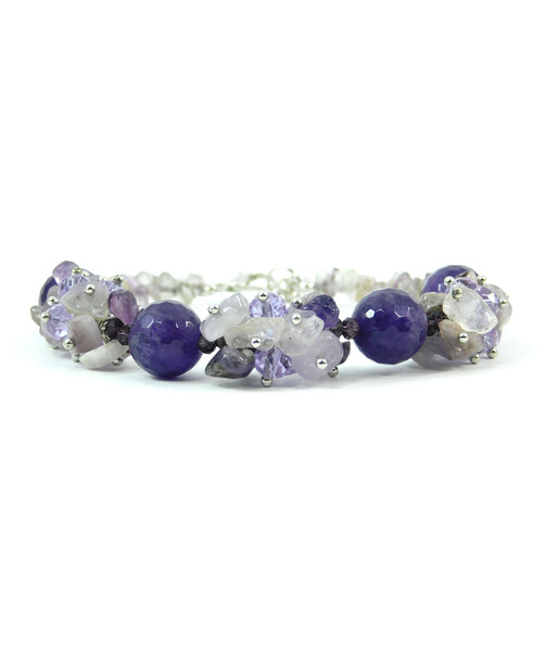 Exclusive bracelet "Augustinia", Amethyst