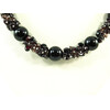 Exclusive necklace &quot;Carpathian Night&quot; Agate (&quot;Colors&quot; Collection)