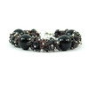 Exclusive bracelet &quot;Carpathian Night&quot; Agate, Garnet