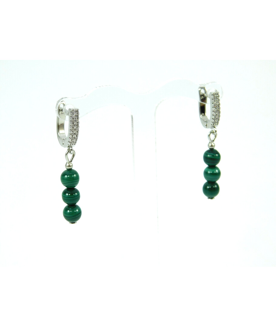 Exclusive Malachite earrings