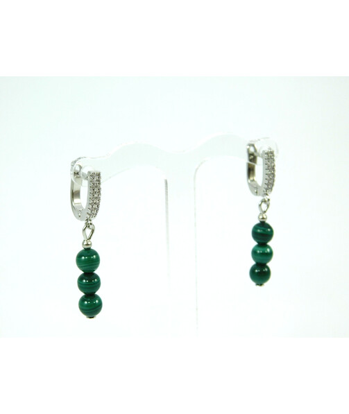 Exclusive Malachite earrings