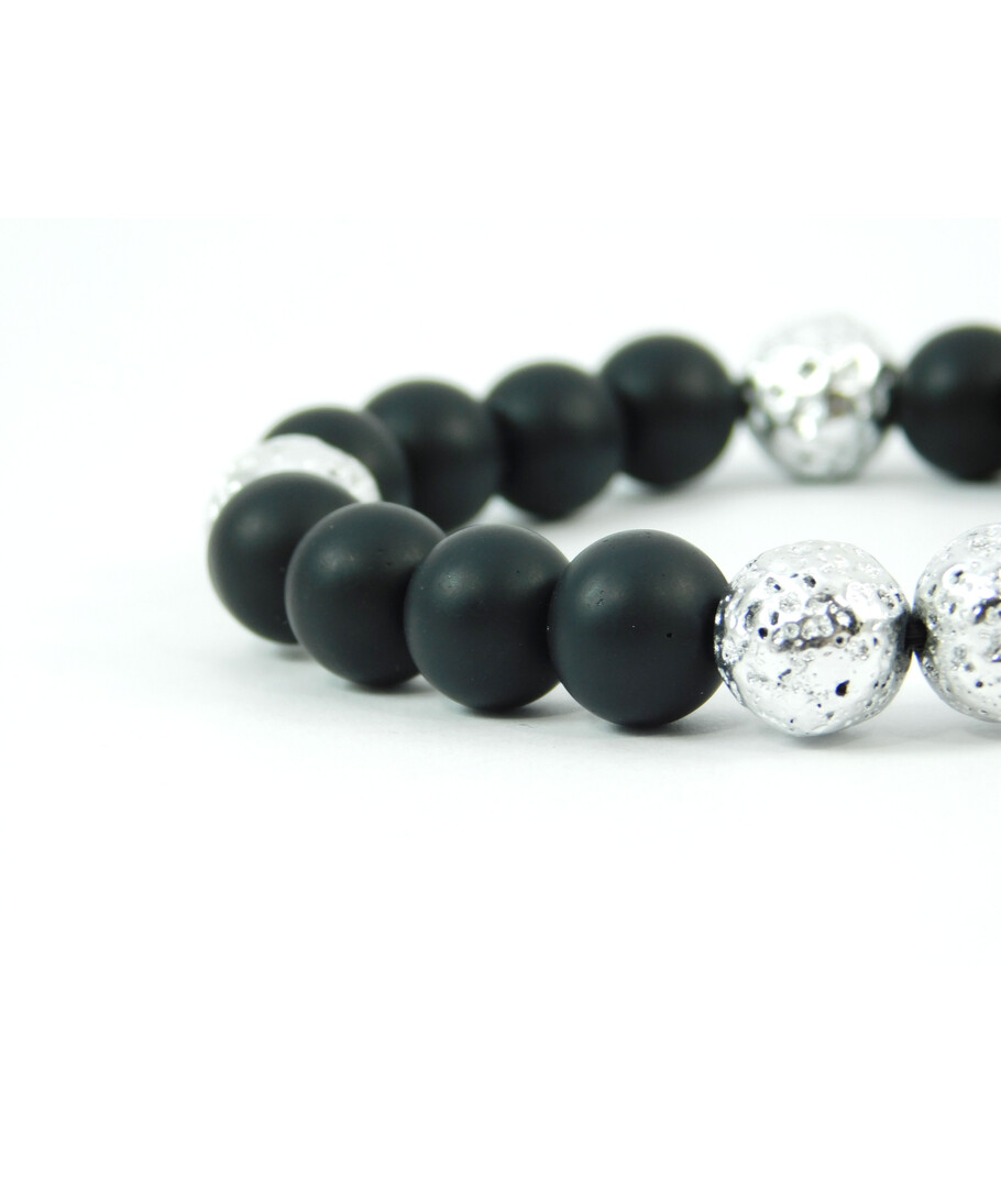 Exclusive bracelet Lava, Shungite