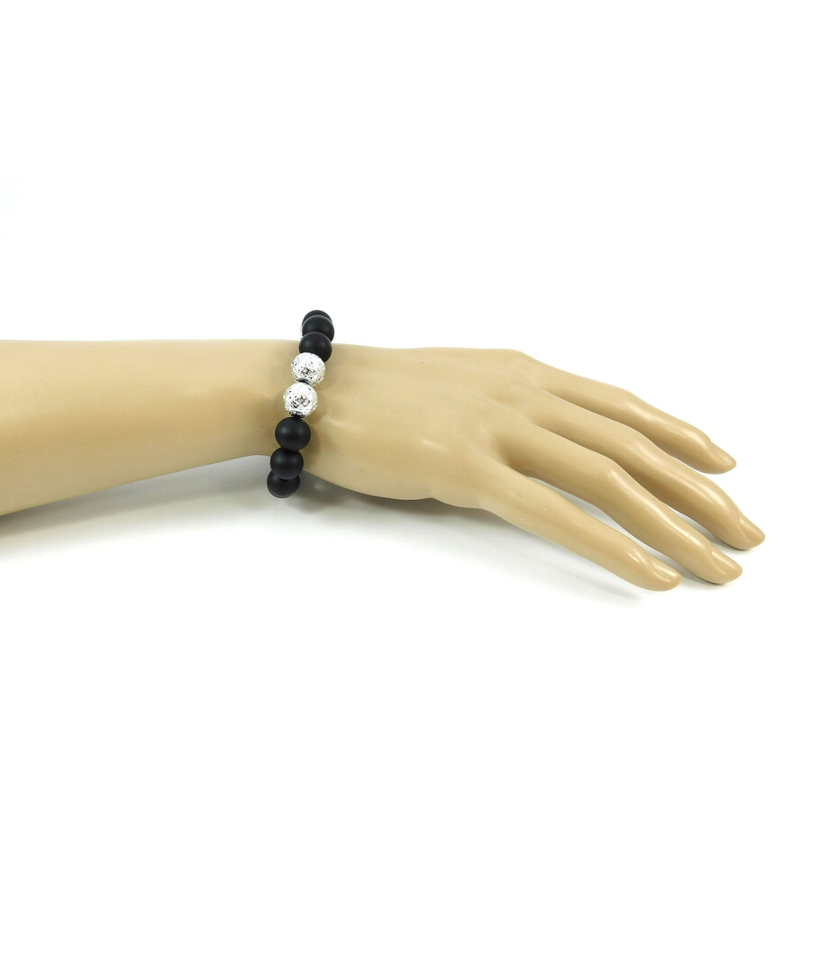 Exclusive bracelet Lava, Shungite