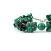 Exclusive bracelet &quot;Green glade&quot; malachite