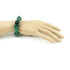 Exclusive bracelet &quot;Green glade&quot; malachite