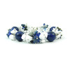 Exclusive bracelet &quot;Azure River&quot; Lapis lazuli, Agate