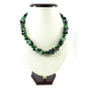 Exclusive necklace &quot;Rendezvous&quot; Chrysoprase (&quot;Colors&quot; Collection)