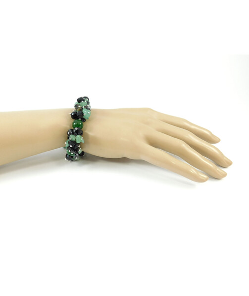 Exclusive bracelet "Rendezvous" Chrysoprase