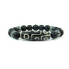 Exclusive bracelet 9 eyes Shungite, Hematite