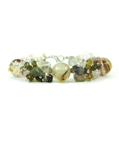 Exclusive bracelet "Ginger" Chalcedony