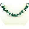 Exclusive necklace &quot;Monica&quot; Malachite (&quot;Colors&quot; Collection)