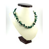 Exclusive necklace &quot;Monica&quot; Malachite (&quot;Colors&quot; Collection)