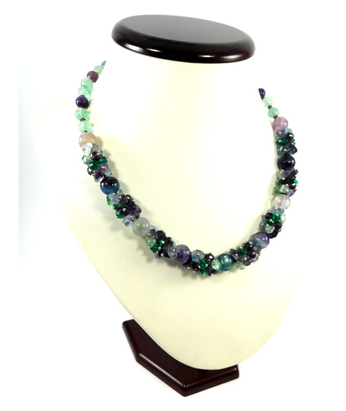 Exclusive necklace "Oji" Fluorite