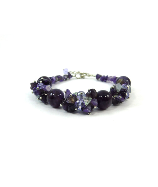 Exclusive bracelet "Monet", Amethyst