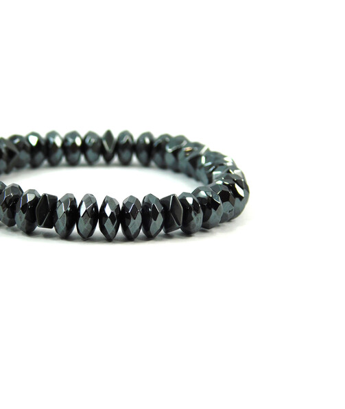 Exclusive bracelet Hematite facet