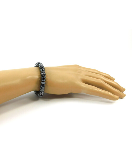 Exclusive bracelet Hematite facet