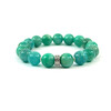 Exclusive Amazonite bracelet, silver insert