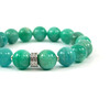 Exclusive Amazonite bracelet, silver insert