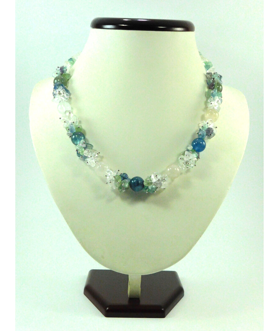 Exclusive necklace "Dionia" Fluorite ("Colors" Collection)