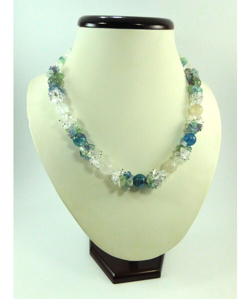 Exclusive necklace "Dionia" Fluorite ("Colors" Collection)